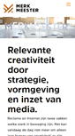 Mobile Screenshot of merkmeester.nl